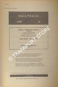 Book cover of Weekly Operating Notice containing Temporary Speed Restrictions, Temporary Engineering Works, Signalling & Permanent Way Alterations, General Instructions and Notices, 14 to 20 June 1997 by Railtrack
